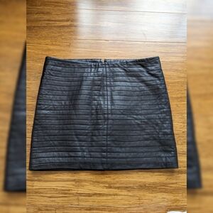 Rudsak Genuine Leather Mini Skirt